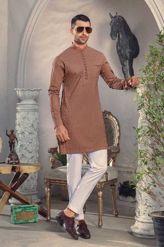 BROWN KURTA