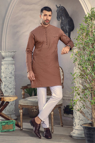 BROWN KURTA